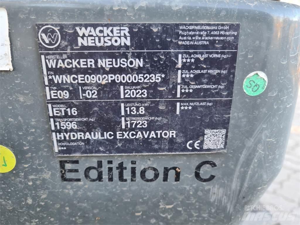 Wacker Neuson ET16 Vikšriniai ekskavatoriai