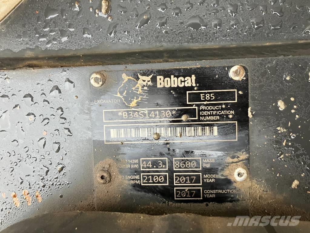 Bobcat E 85 Vidutinės galios ekskavatoriai 7-12 t