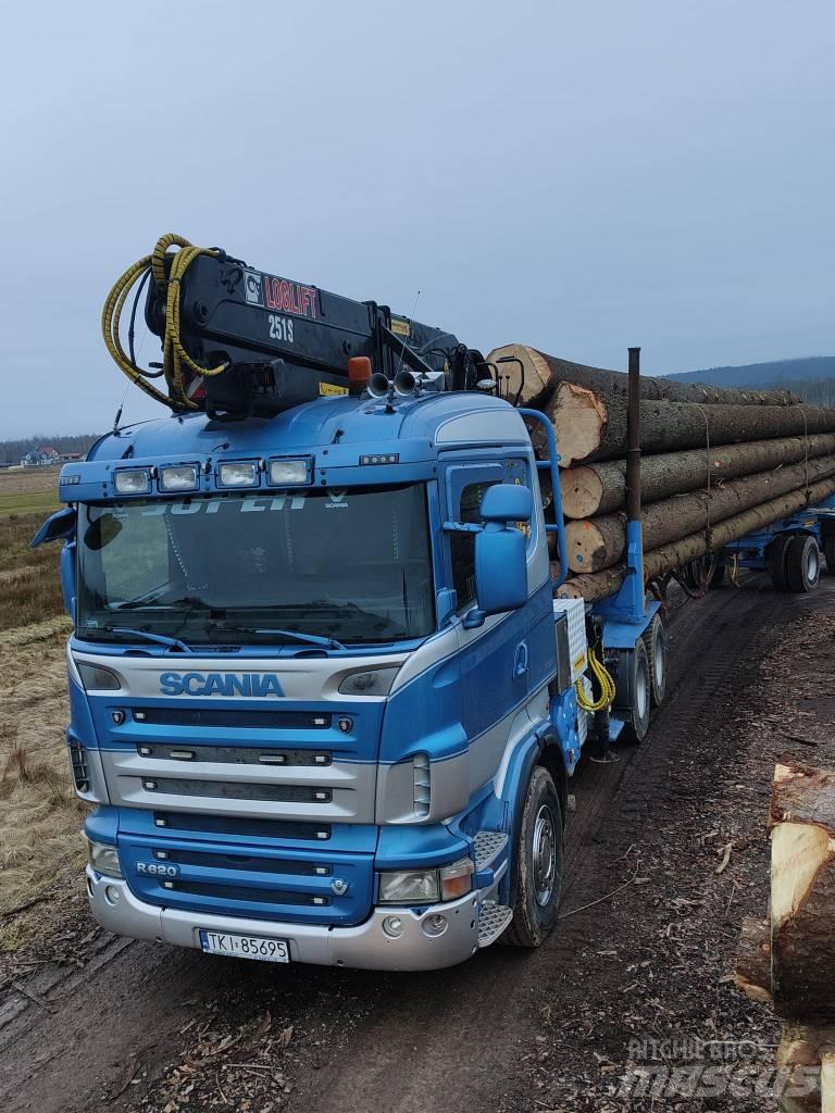 Scania R 620 Miškovežių vilkikai