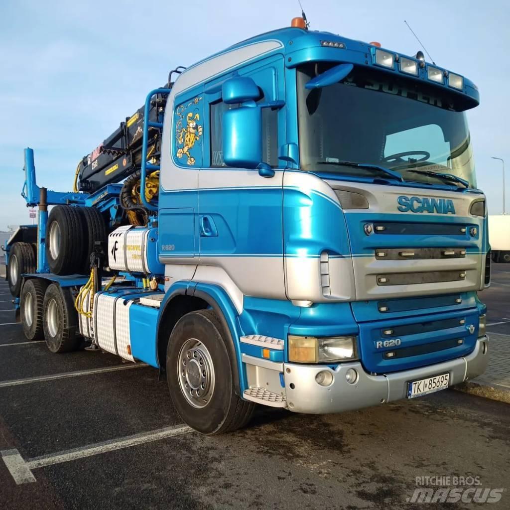 Scania R 620 Miškovežių vilkikai