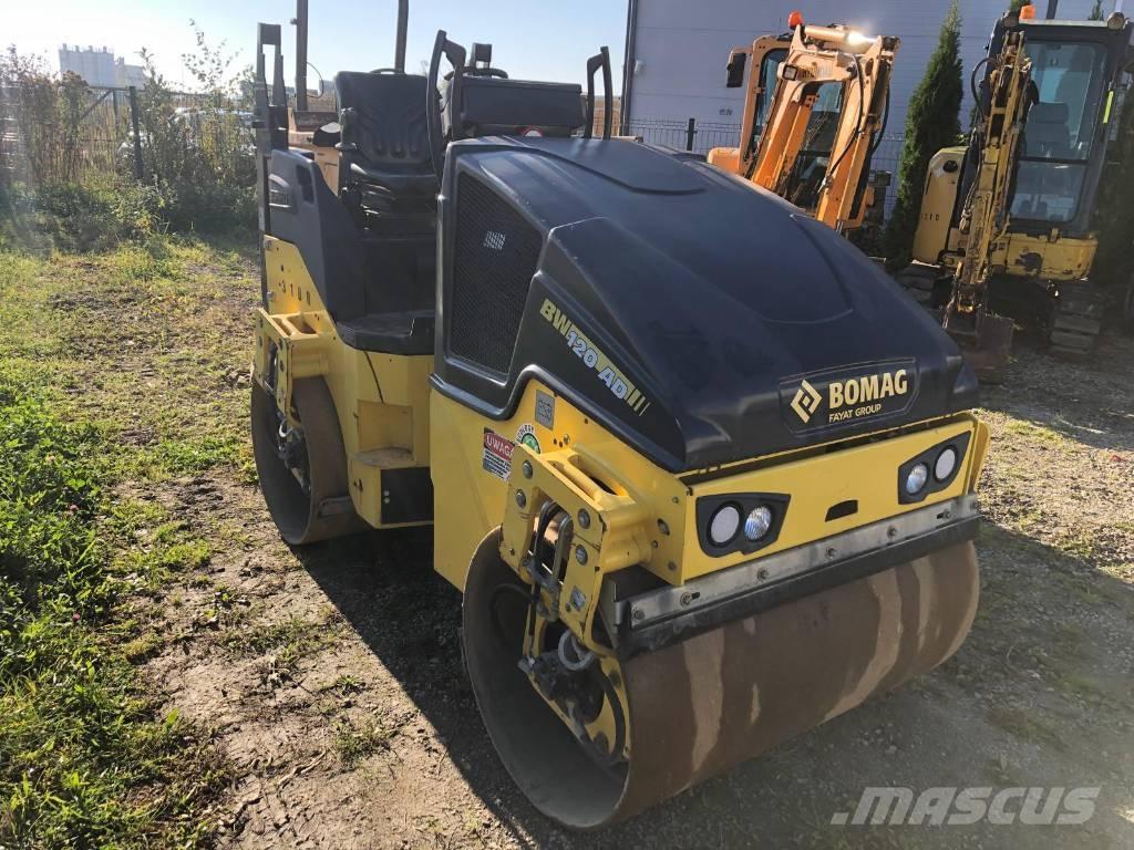 Bomag BW 120 AD-5 Porinių būgnų volai