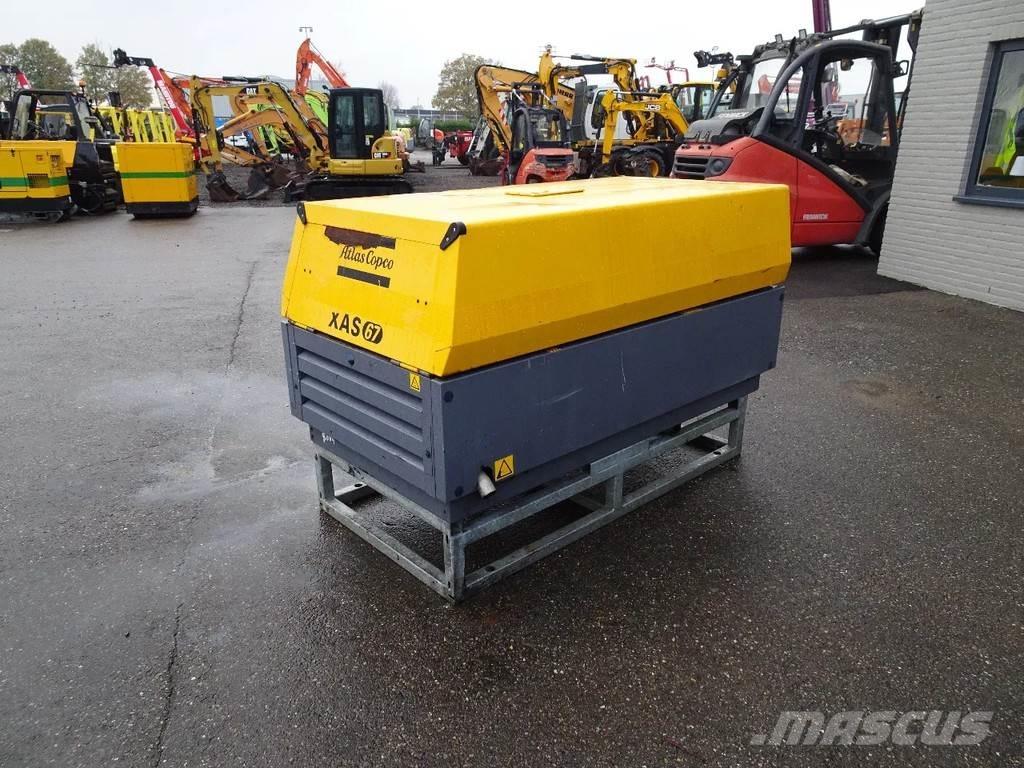 Atlas Copco XAS67 Kompresoriai