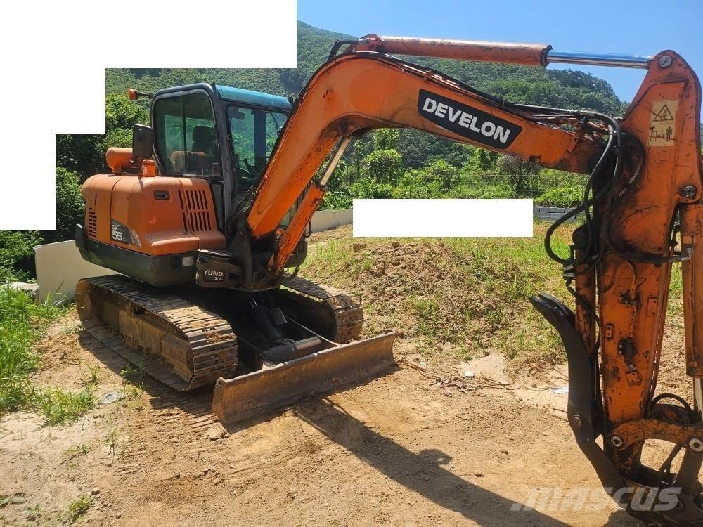 Doosan DX 55 Mini ekskavatoriai < 7 t