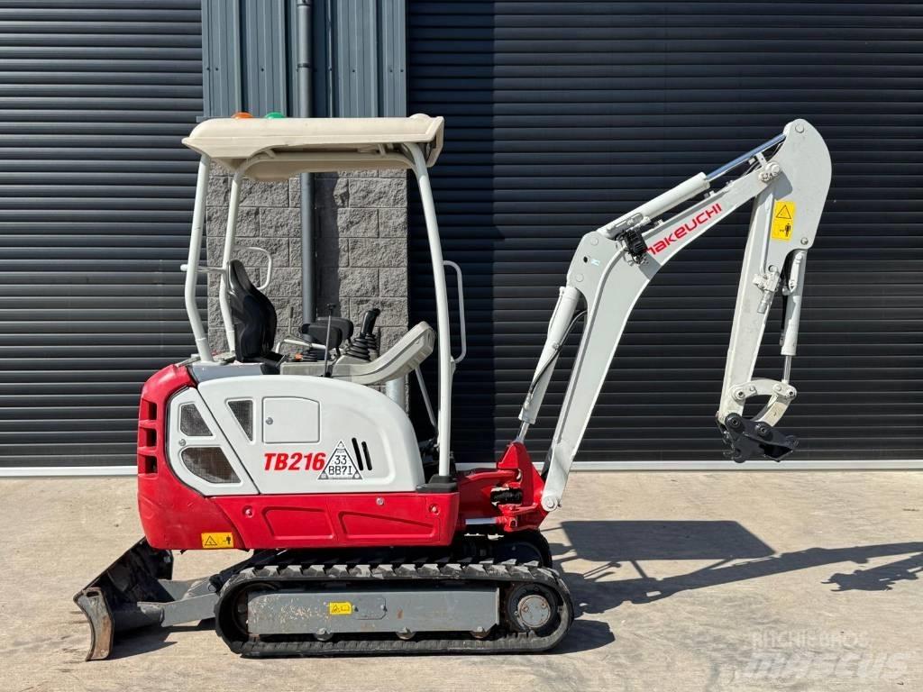 Takeuchi TB 216 Mini ekskavatoriai < 7 t