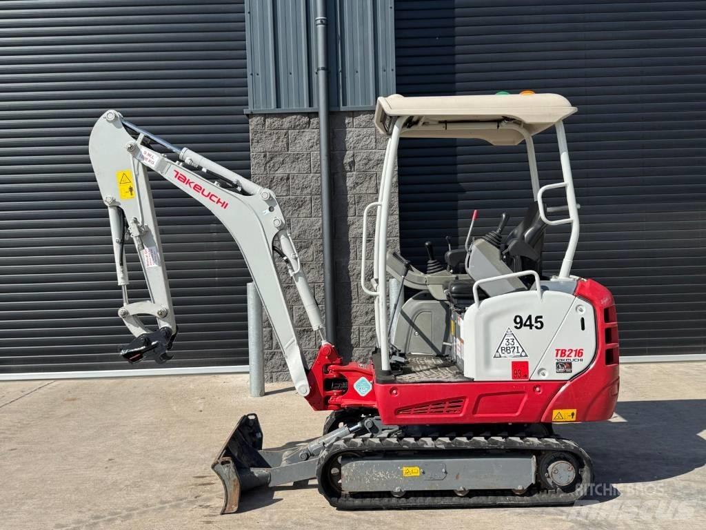 Takeuchi TB 216 Mini ekskavatoriai < 7 t