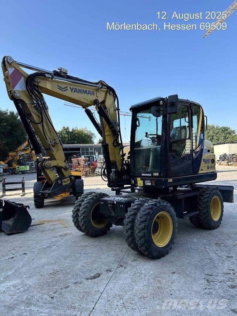 Yanmar B75W Ratiniai ekskavatoriai