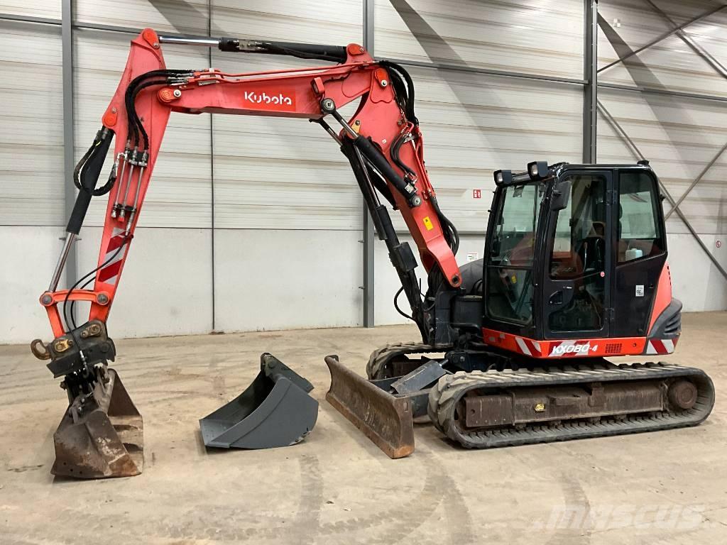 Kubota KX 080-4 Vidutinės galios ekskavatoriai 7-12 t