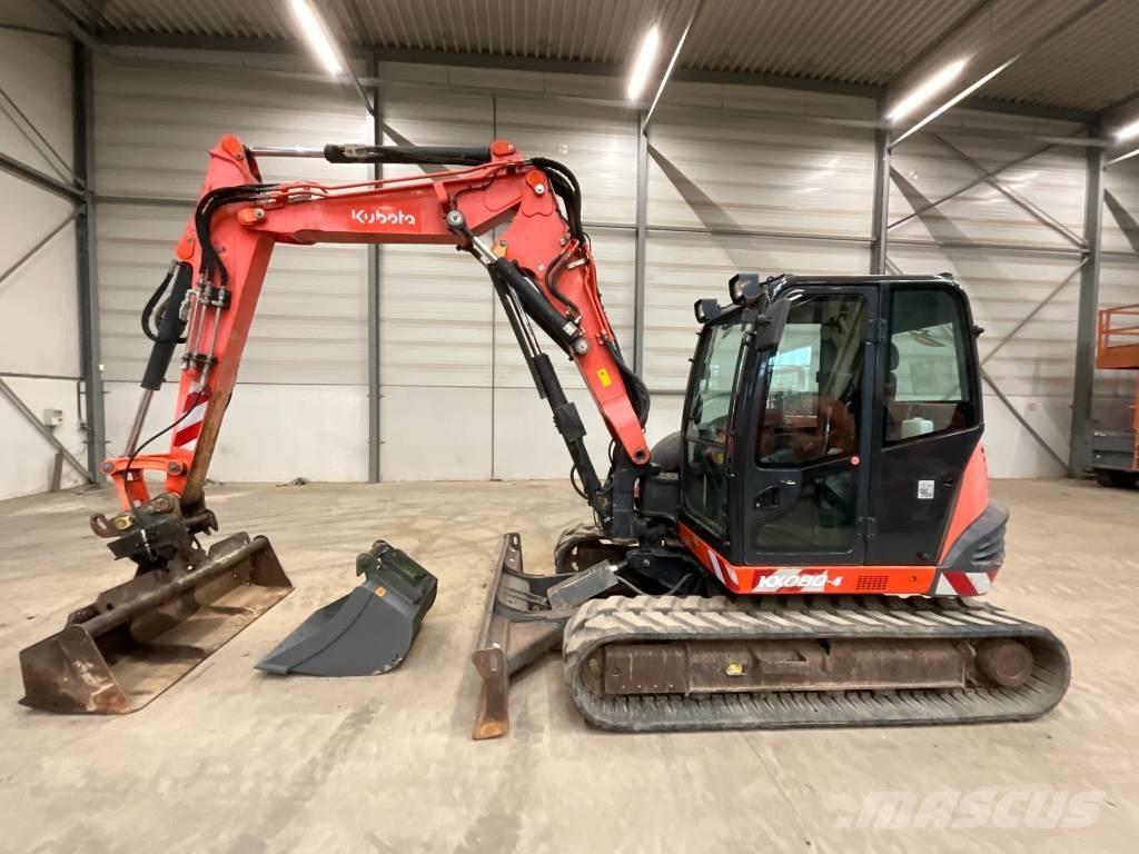 Kubota KX 080-4 Vidutinės galios ekskavatoriai 7-12 t