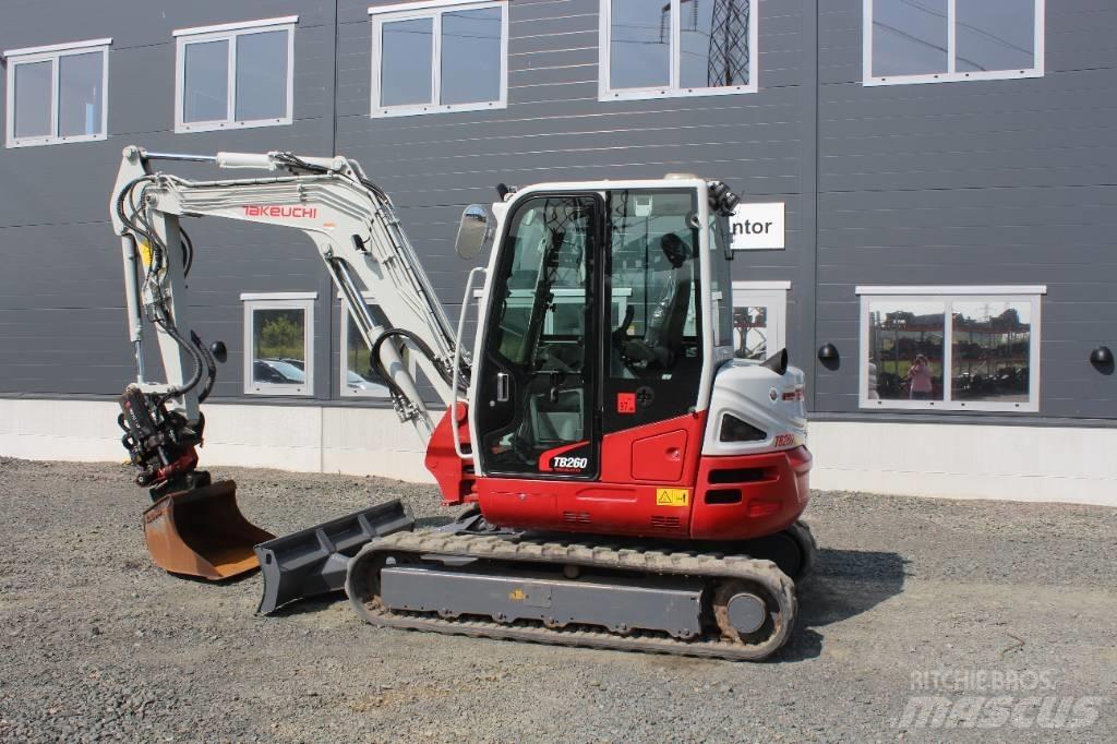 Takeuchi TB 260 Mini ekskavatoriai < 7 t