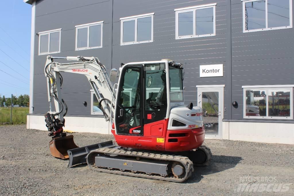 Takeuchi TB 260 Mini ekskavatoriai < 7 t