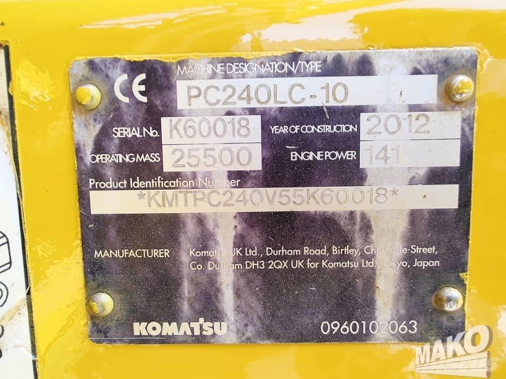 Komatsu PC 240 Vikšriniai ekskavatoriai
