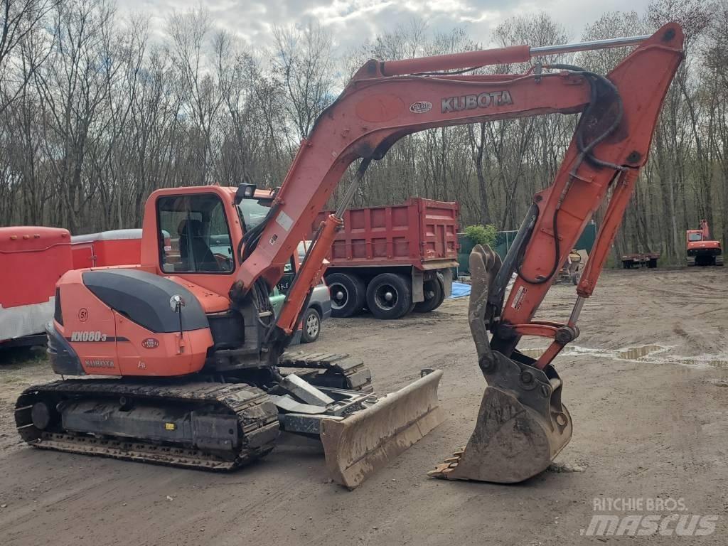 Kubota KX080-3 Vikšriniai ekskavatoriai