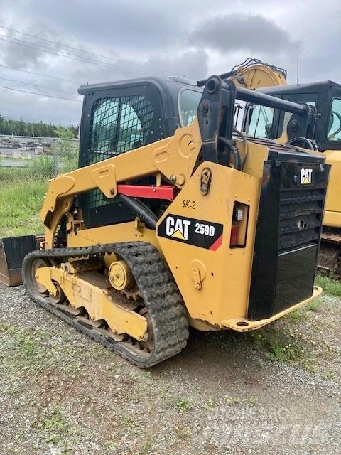CAT 259 D Krautuvai su šoniniu pasukimu