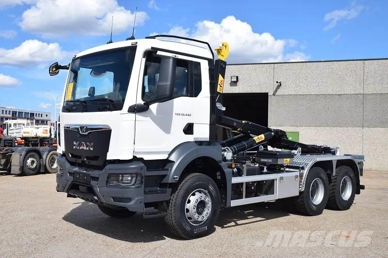 MAN TGS 33.440 Sunkvežimiai su keliamuoju kabliu