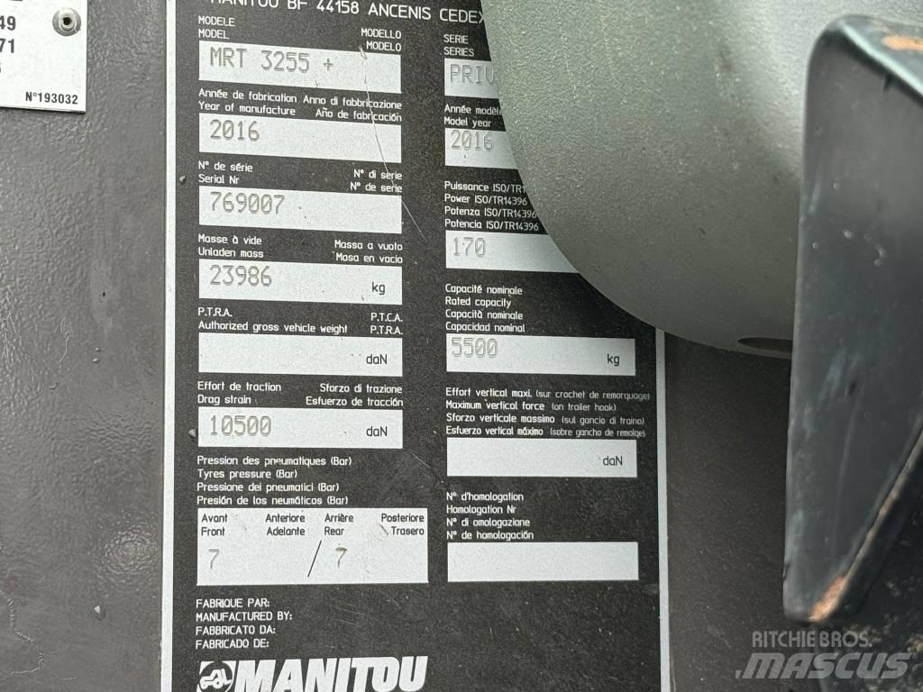 Manitou MRT 3255 Teleskopiniai krautuvai