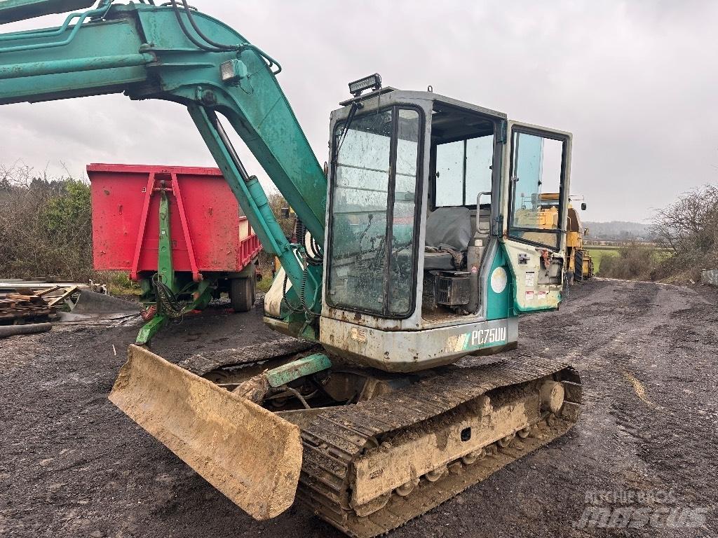 Komatsu PC 75 UU-1 Mini ekskavatoriai < 7 t
