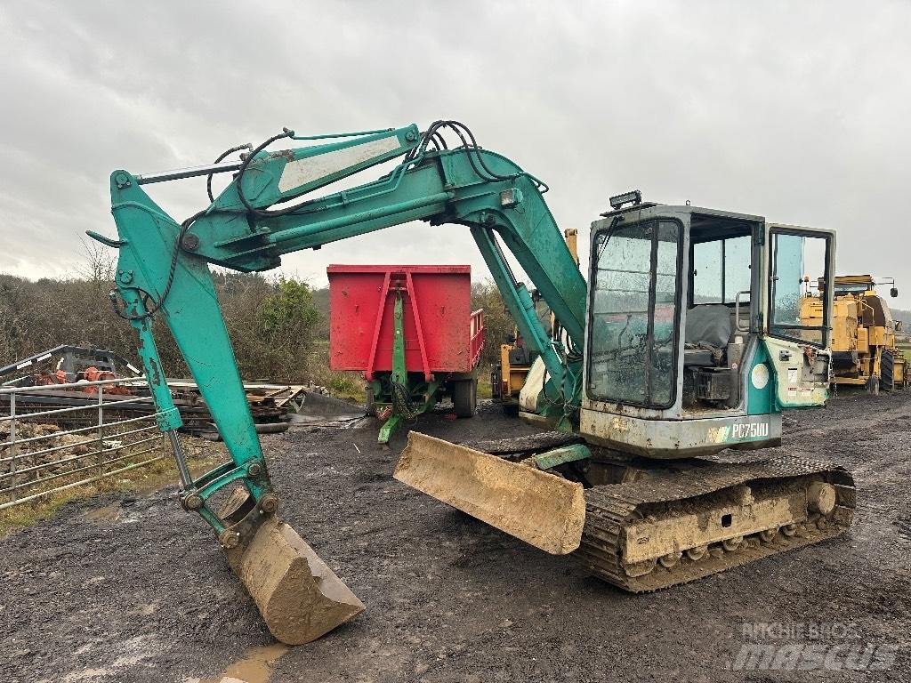 Komatsu PC 75 UU-1 Mini ekskavatoriai < 7 t