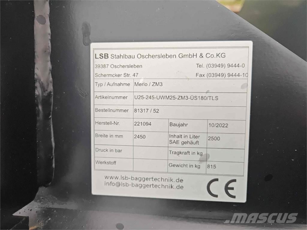 LSB U25-245 Frontalinių krautuvų priedai