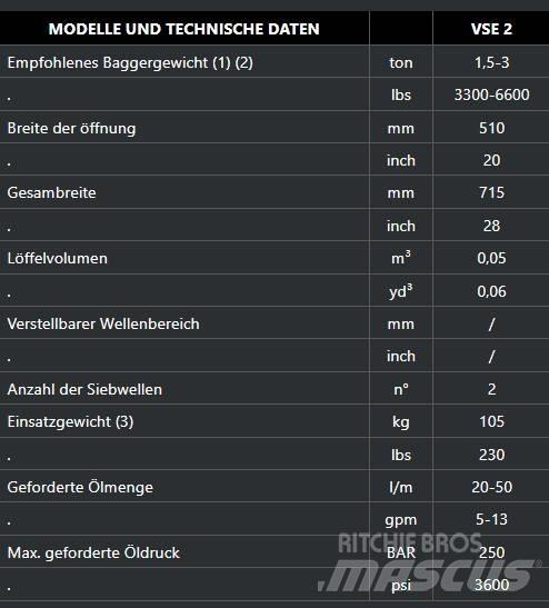 Simex VSE2 Mini ekskavatoriai < 7 t