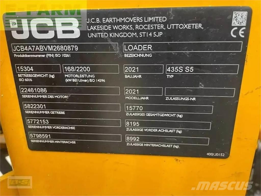JCB 435s s5 Mini ekskavatoriai < 7 t