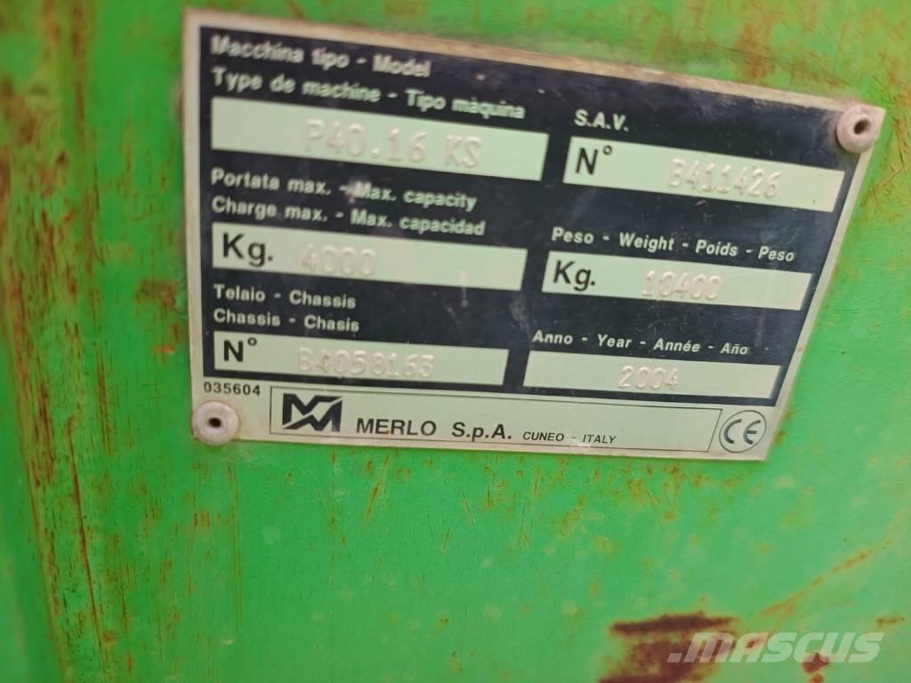 Merlo P 40.16 K S Teleskopiniai krautuvai