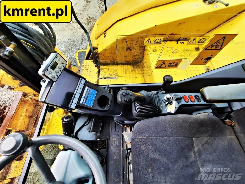 Komatsu PW 118 Ratiniai ekskavatoriai