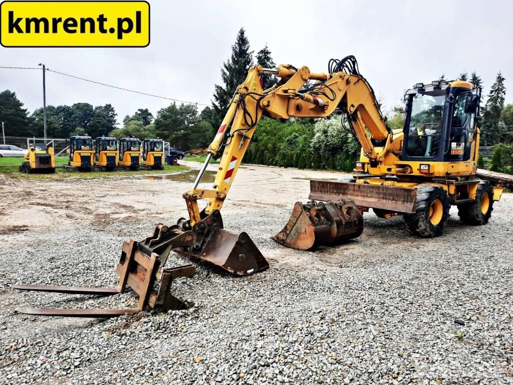 Komatsu PW 118 Ratiniai ekskavatoriai