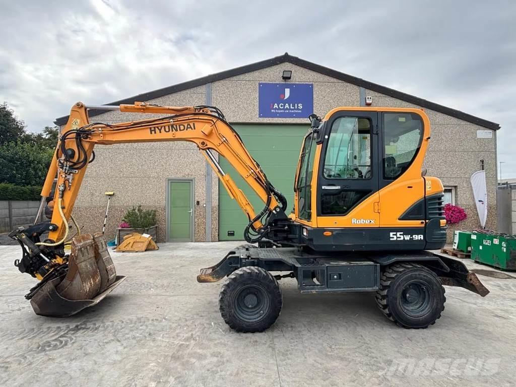 Hyundai R55W-9A Ratiniai ekskavatoriai