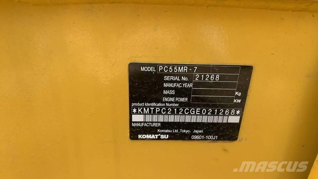 Komatsu PC 55 MR Vikšriniai ekskavatoriai