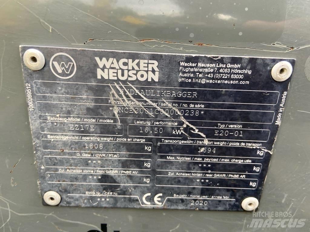 Wacker Neuson EZ17e Vikšriniai ekskavatoriai