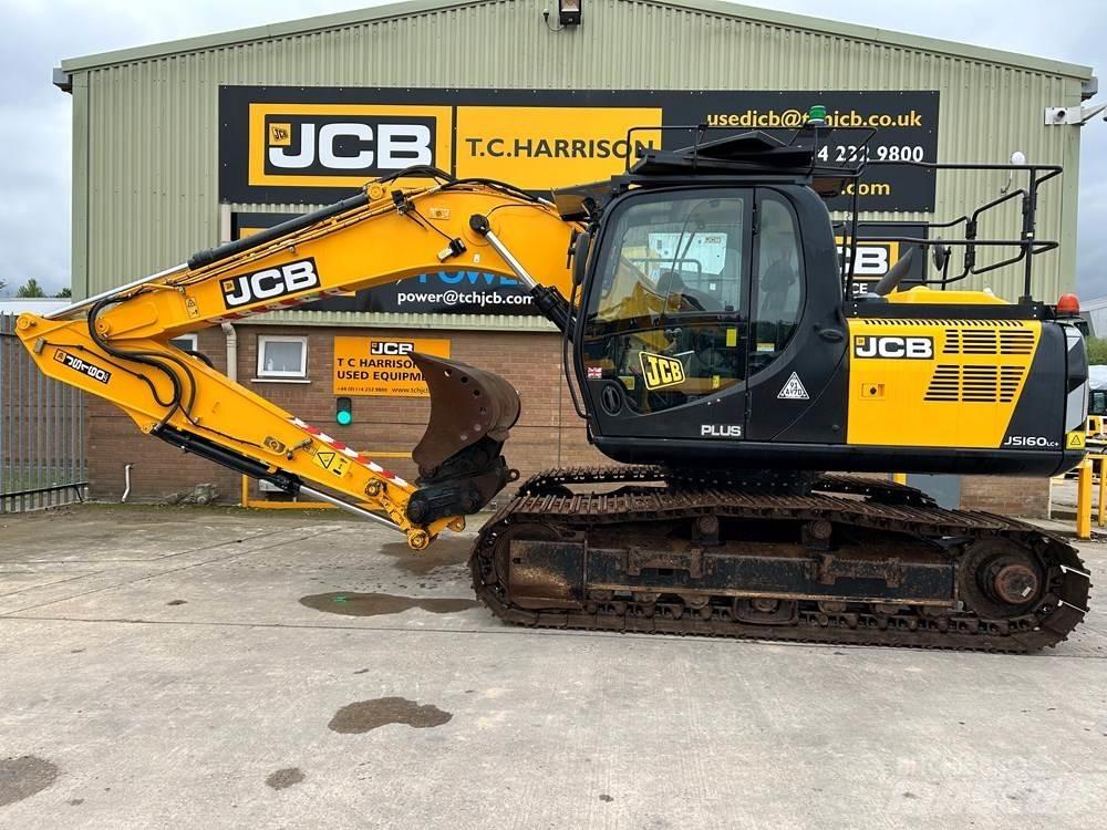 JCB JS160 Vikšriniai ekskavatoriai