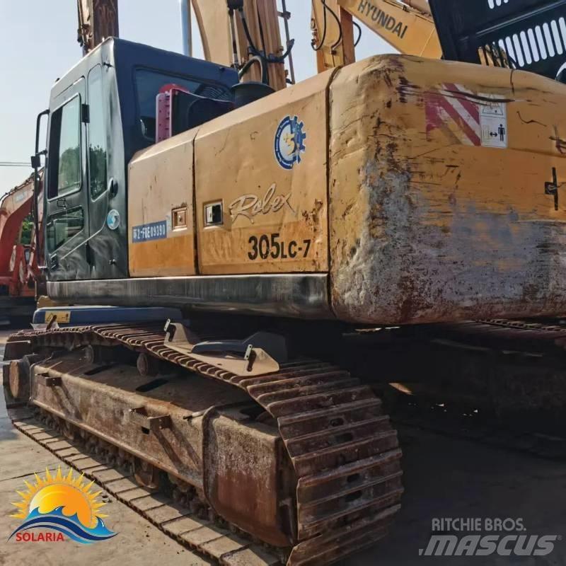 Hyundai 305lc-7 Vikšriniai ekskavatoriai