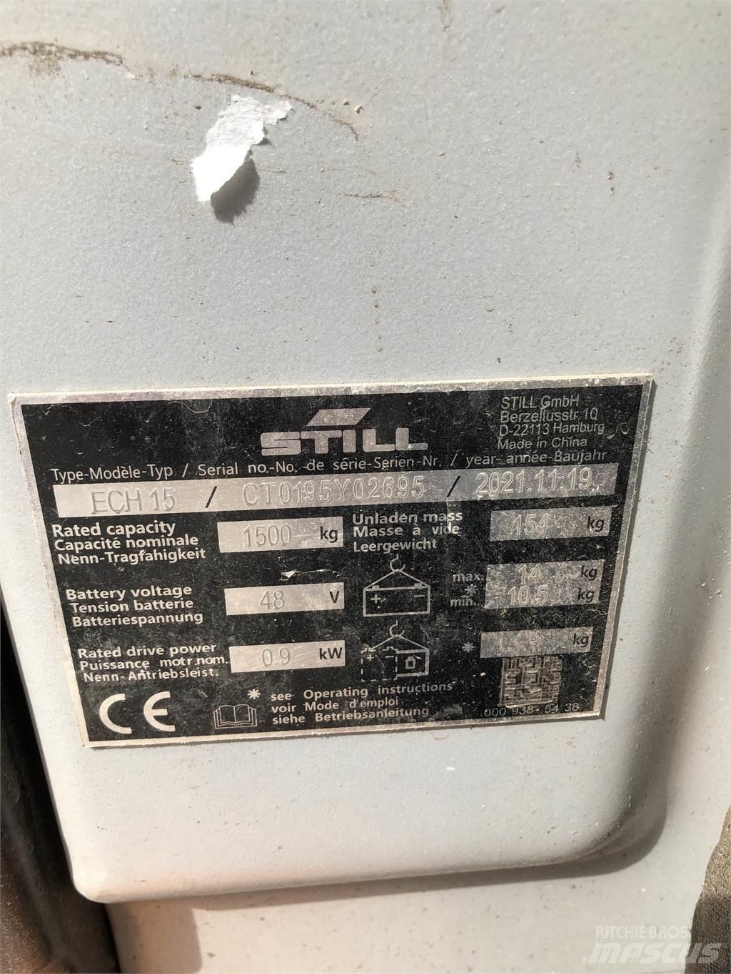 Still ECH 15 Mažų aukščių keltuvai