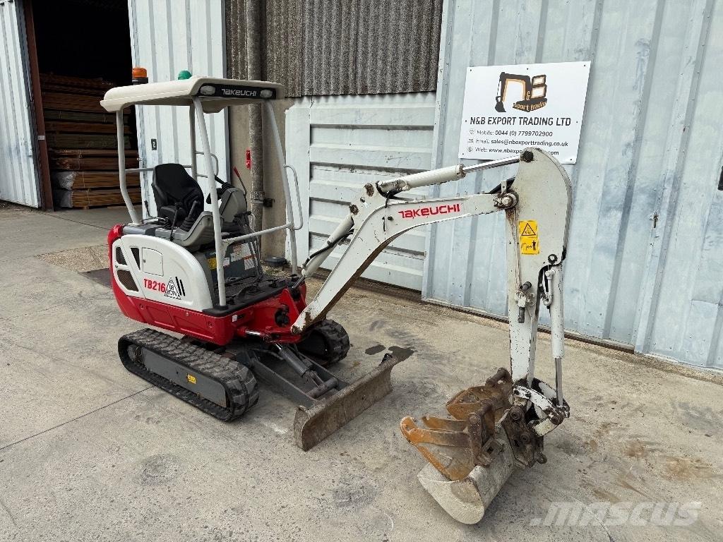 Takeuchi TB 216 Mini ekskavatoriai < 7 t