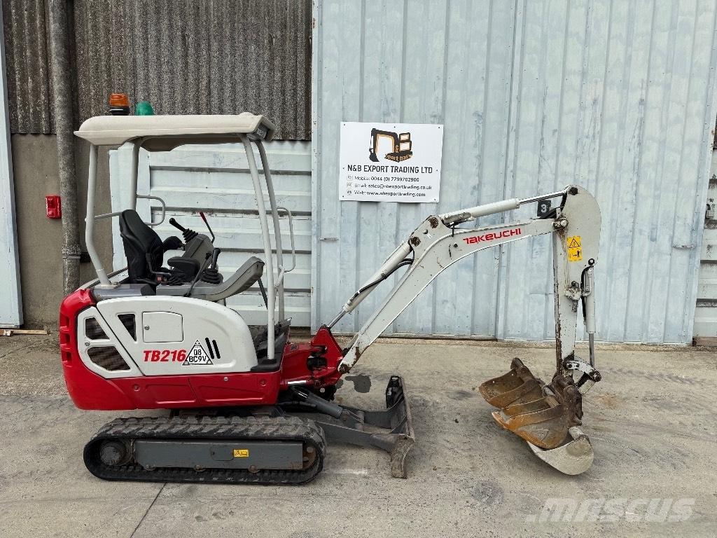 Takeuchi TB 216 Mini ekskavatoriai < 7 t