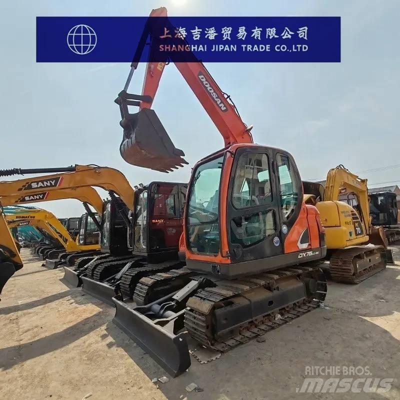 Doosan DX 75 Mini ekskavatoriai < 7 t