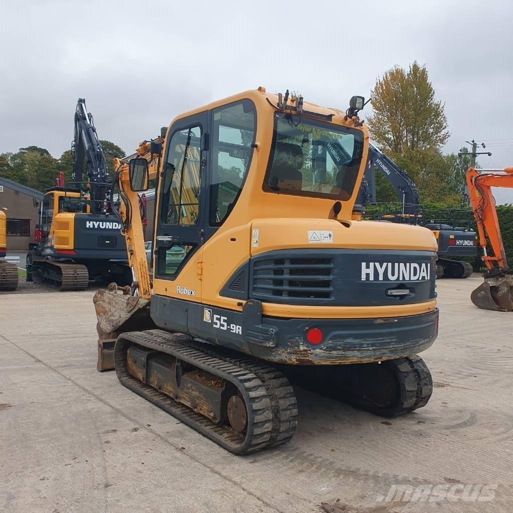 Hyundai R55 Mini ekskavatoriai < 7 t