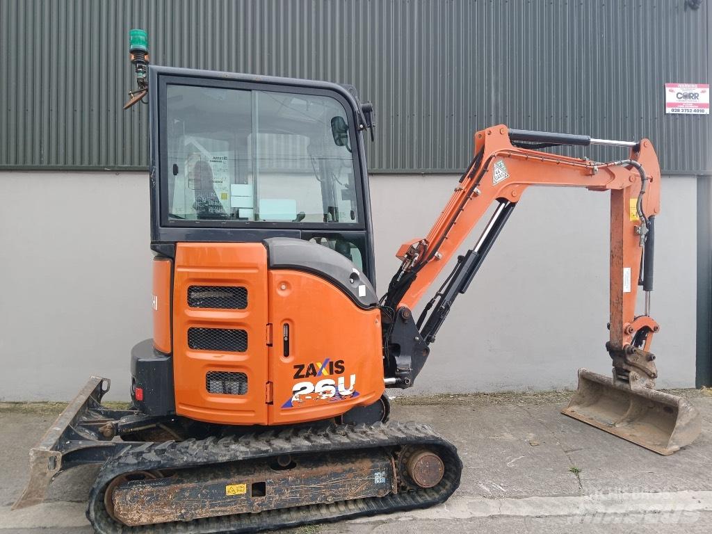 Hitachi ZX 26 U-6 Mini ekskavatoriai < 7 t