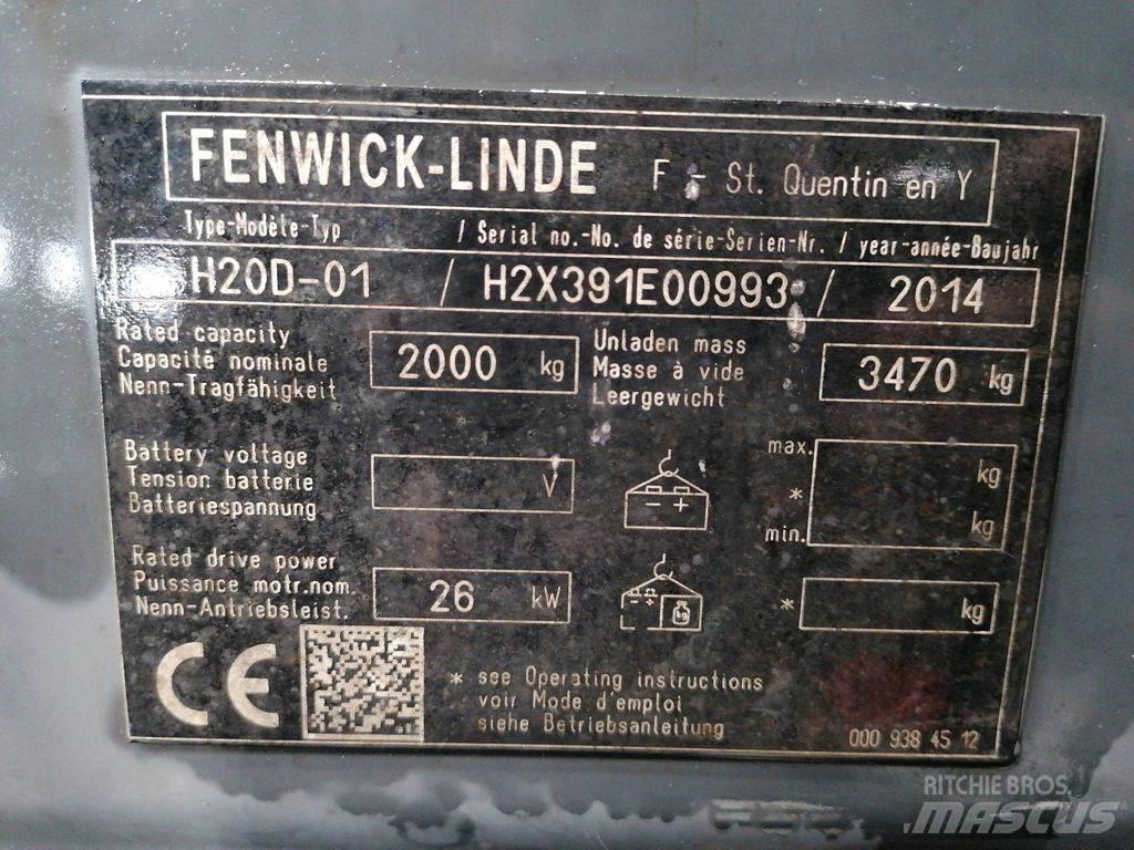 Linde H20D-01 Dyzeliniai krautuvai