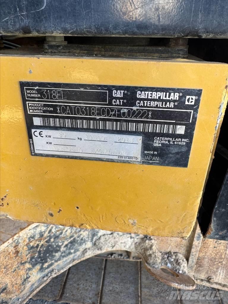 CAT 318 E L Vikšriniai ekskavatoriai