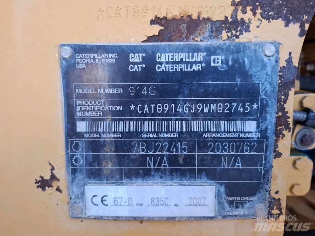 CAT 914 G Naudoti ratiniai krautuvai