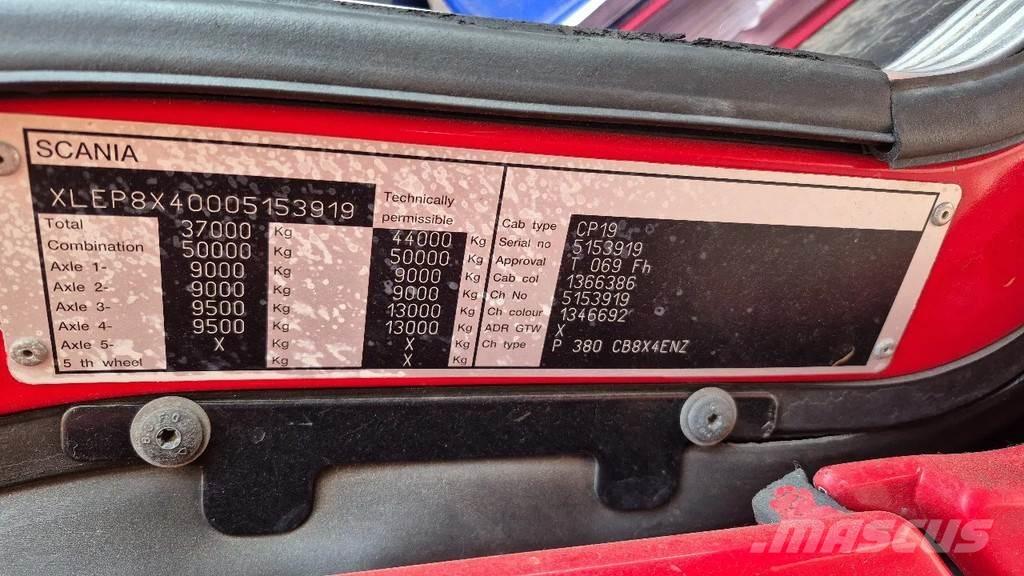 Scania p 380 Visureigiai kranai