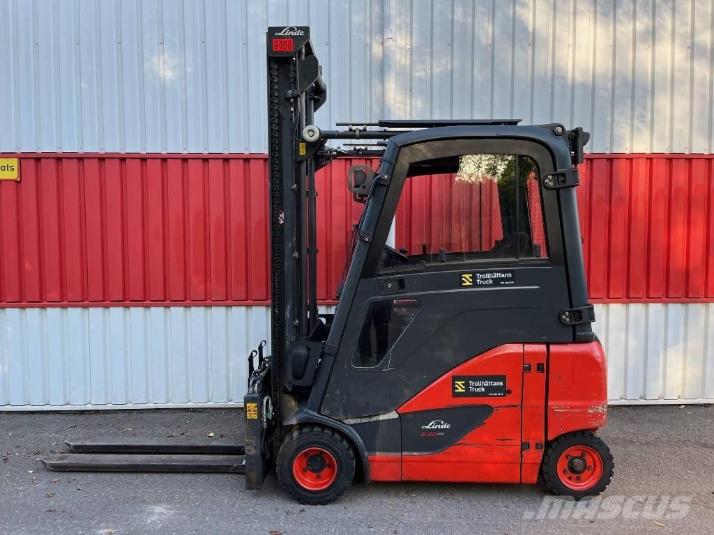 Linde E20PH-02 Elektriniai šakiniai krautuvai