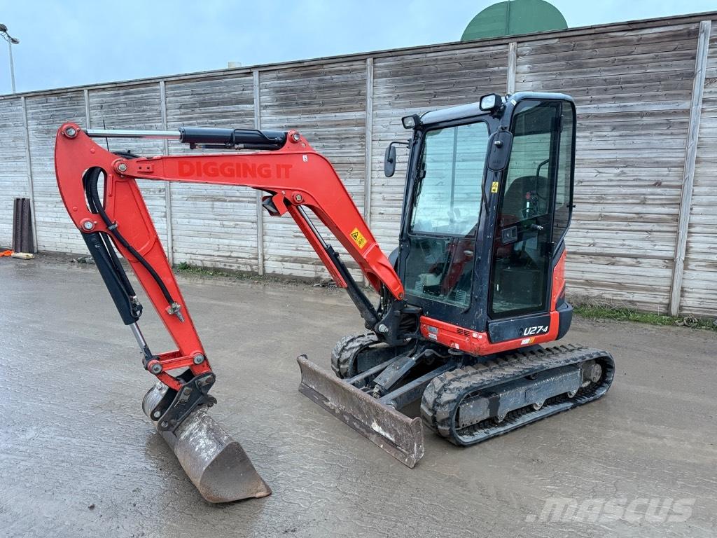 Kubota U 27-4 Mini ekskavatoriai < 7 t