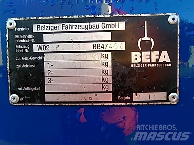 BEFA 6500 Miškovežių priekabos