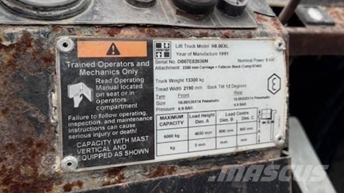 Hyster H 8.00 XL 5 Savaeigiai rietuvai