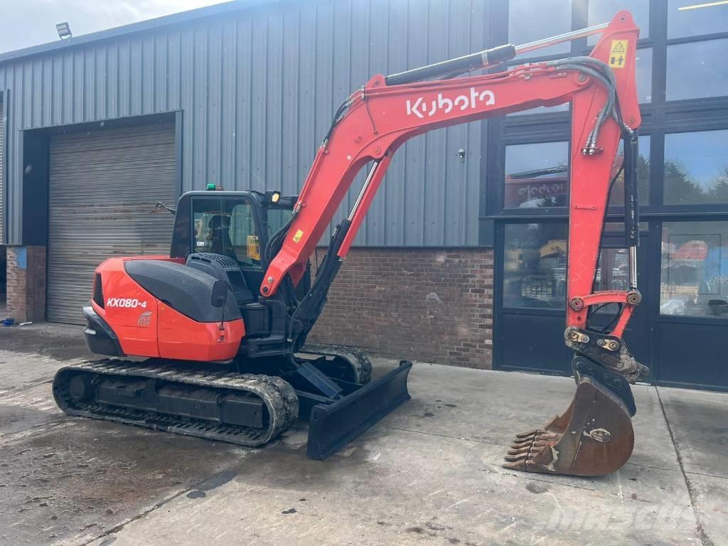Kubota KX 080-4 Mini ekskavatoriai < 7 t