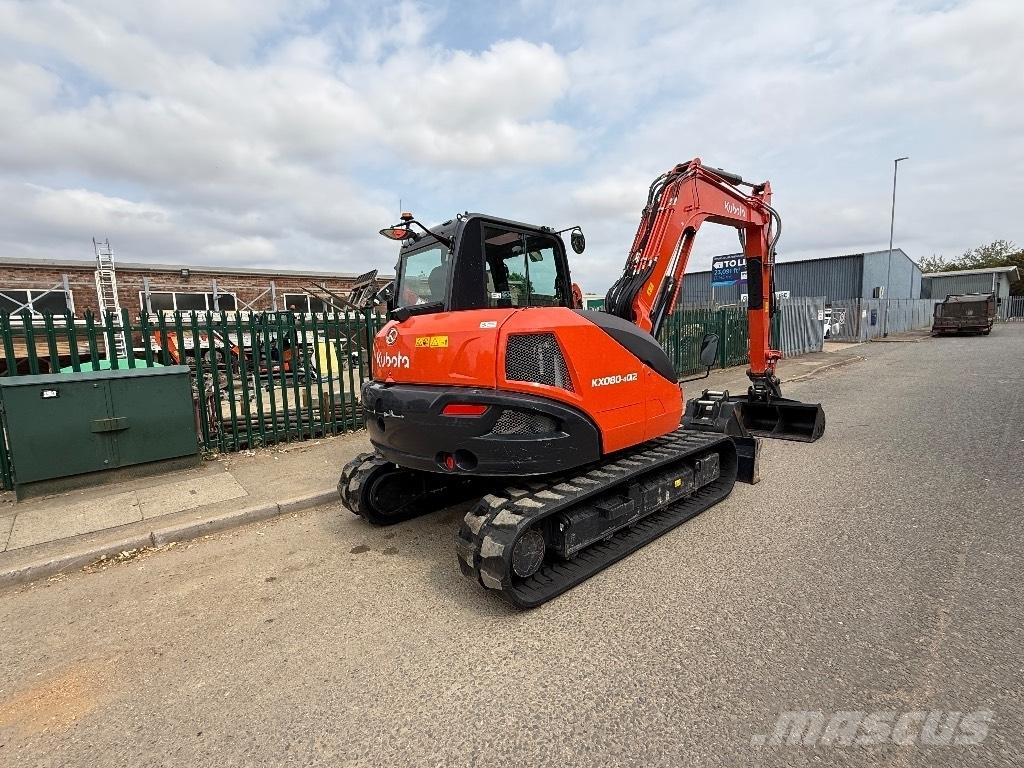 Kubota KX 080-4 Vidutinės galios ekskavatoriai 7-12 t