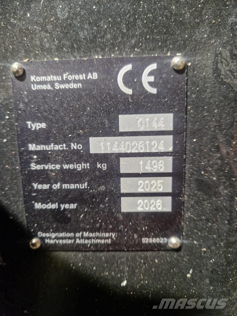 Komatsu C 144 Medžių kirtimo mašinų darbinės galvos