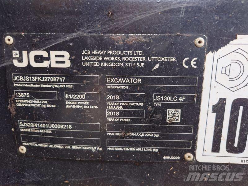 JCB JS 130 LC Vikšriniai ekskavatoriai